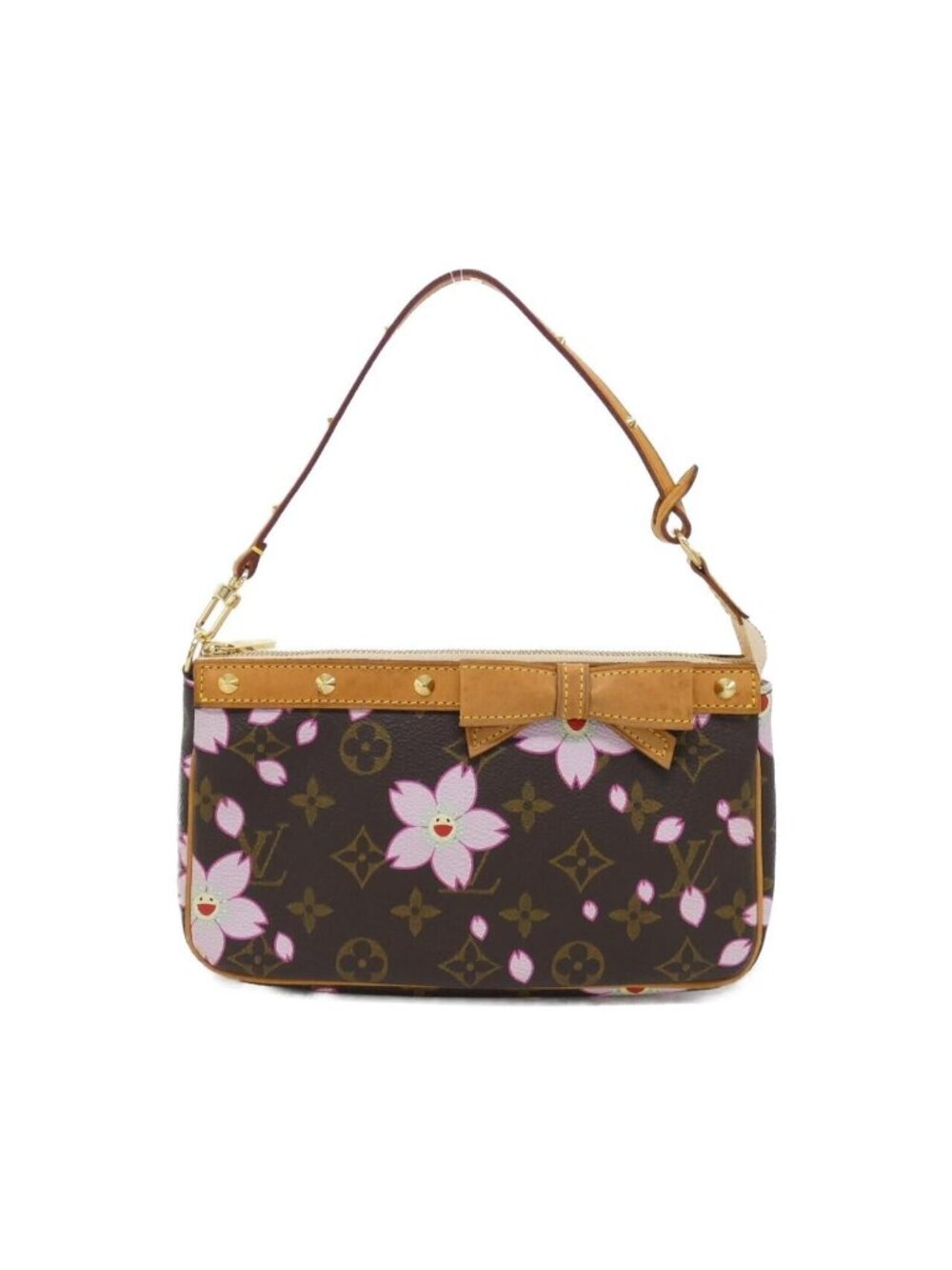 Louis Vuitton Monogram Cherry Blossom Pochette Pouch - Picture 1 of 9